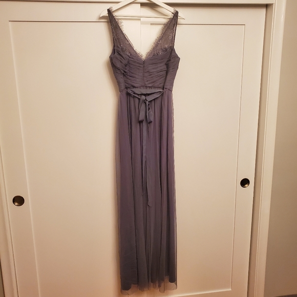 BHLDN Hitherto Fleur Dress - Pewter (Size 8, Grey) - Picture 5 of 11